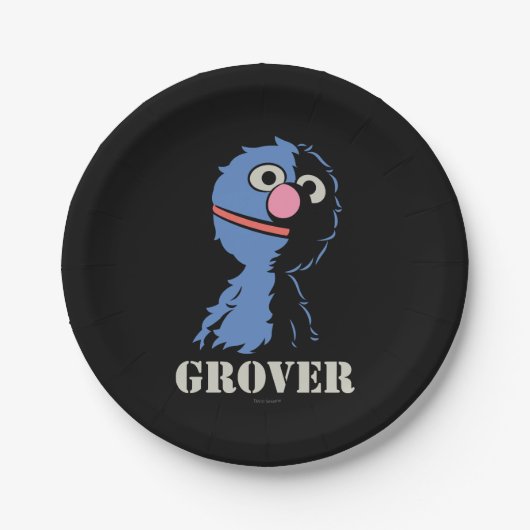 Grover Half Pappteller (Vorderseite)