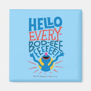 Grover Hallo Magnet