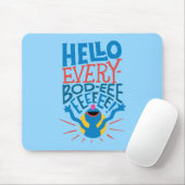 Grover Hallo Mousepad (Mit Mouse)
