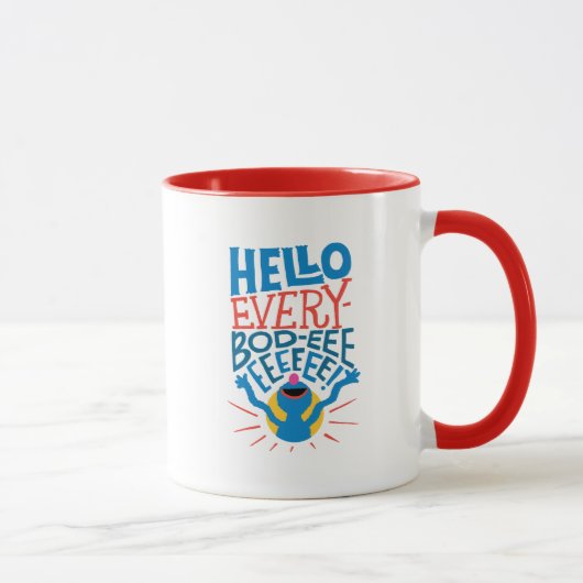 Grover Hallo Tasse (Rechts)