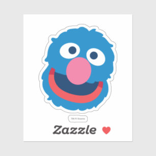 Grover Head Aufkleber