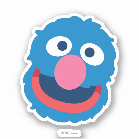 Grover Head Aufkleber (Vorderseite)