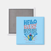 Grover Hello Magnet (Vorderseite/Rückseite)