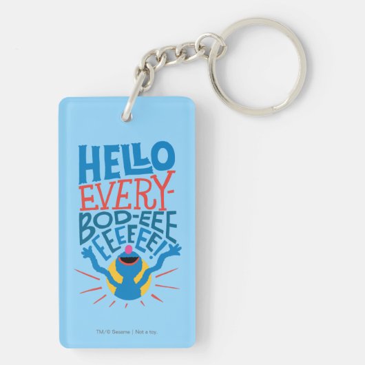 Grover Hello Schlüsselanhänger (Rückseite)