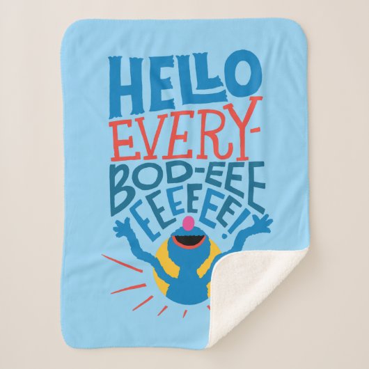Grover Hello Sherpadecke (Vorderseite)
