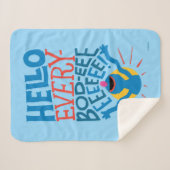 Grover Hello Sherpadecke (Vorderseite (Horizontal))