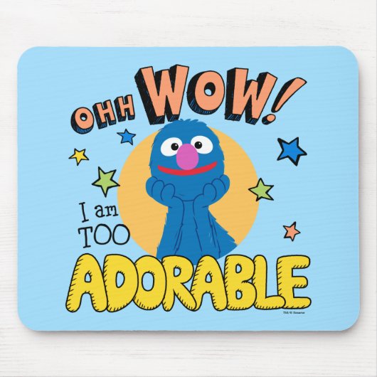 Grover | Ich bin zu anmutig Mousepad (Vorne)