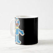 Grover Reindeer T Shirt Kaffeetasse (Vorderseite Links)