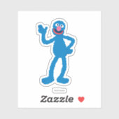 Grover Stehend Aufkleber (Blatt)