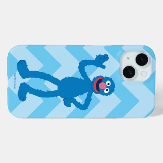 Grover Stehend Case-Mate iPhone Hülle (Rückseite (Horizontal))