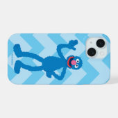 Grover Stehend iPhone 15 Hülle (Rückseite (Horizontal))