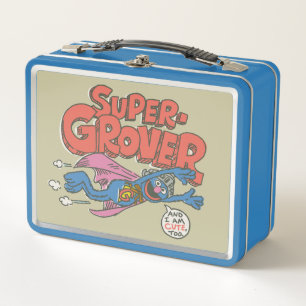 Grover Vintag Kids Metall Lunch Box