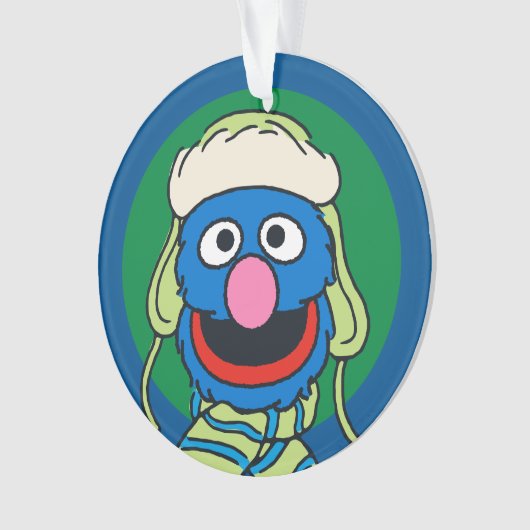 Grover Winter Hat Ornament (Vorderseite)