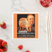 Groves Tonic macht Kinder und Erwachsene fett als  Serviette (Beispiel)