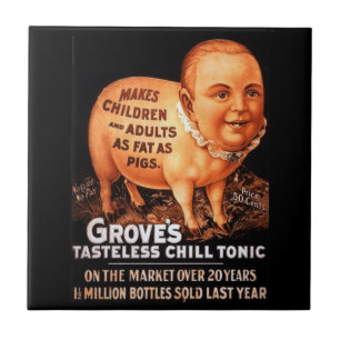 Groves Tonic macht Kinder und Erwachsene fett wie  Fliese