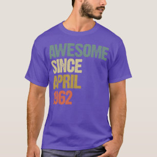 Grovvy Awesome seit April 1962 lustig T-Shirt