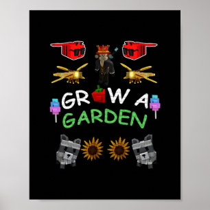 Grow A Garden Gamer Fan Merchandise Poster