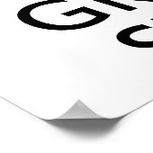 Grow a Stache Poster (Ecke)