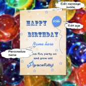 Grow alt schändlich angepasstes Alter 85. lustig Karte