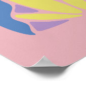 Grow Anyway Inspirational Flower Art Print Poster (Ecke)