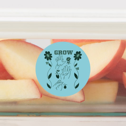 Grow - ASL-Design Etiketten (Befestigt)