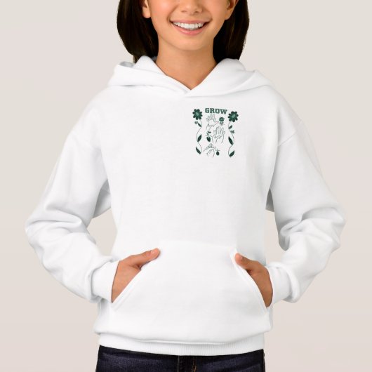 Grow - ASL-Design Hoodie (Vorderseite)