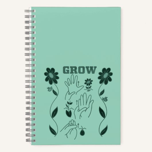 Grow - ASL Design Journal Notizblock (Vorderseite)