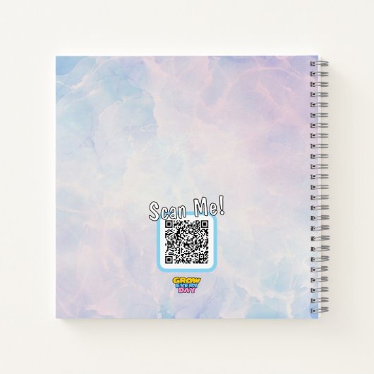 Grow Every Day Star Notizblock (Rückseite)