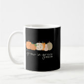 Grow In Grace Pumpkins Fall Thanksgiving Christian Kaffeetasse (Links)