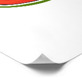 Grow, kaufe, esse Bio Poster (Ecke)