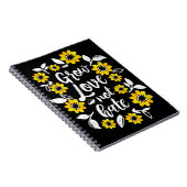 Grow Liebe Note Hate Notebook Notizblock (Rechte Seite)