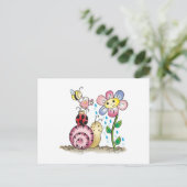 Grow mit mir! Grandit avec moi! Postkarte (Stehend Vorderseite)