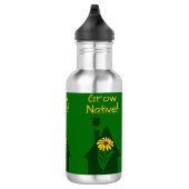 Grow Native! Edelstahlflasche (Rechts)