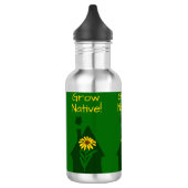 Grow Native! Edelstahlflasche (Links)