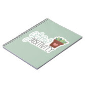 Grow Positivity - Inspirational Calligraphy Design Notizblock (Linke Seite)