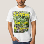 Grow Sprouts und Microgreens 3! T-Shirt (Vorderseite)