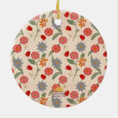 "Grow Stronger" Affirmation Keramik Ornament (Hinten)