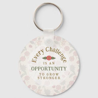 "Grow Stronger" Affirmation Keychain Schlüsselanhänger