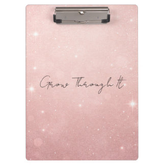 Grow Through It Strength, Healing  Klemmbrett