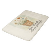 Grow Through What You Go Through Badematte (Schrägansicht)