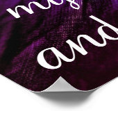 Grow Wild My Child Decor Poster Lila Blue (Ecke)