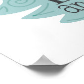 Grow Wise like a Owl - Kinderkunst Poster (Ecke)