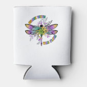 Grow With The Flow Funny Dragonfly T-Shirt Dosenkühler (Vorderseite)