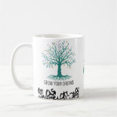 Grow Your Dreams Mug – Follow Your Dreams Inspirat Kaffeetasse (Links)