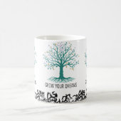 Grow Your Dreams Mug – Follow Your Dreams Inspirat Kaffeetasse (Mittel)