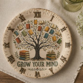 Grow Your Mind Book Reading Teacher Gift Pappteller