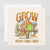 "Grow your own way" | Frosch und Pilze vermitteln (Vorne/Hinten)