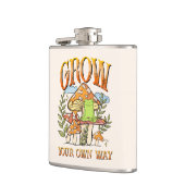 "Grow your own way" | Frosch und Pilze vermitteln Flachmann (Links)