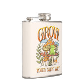 "Grow your own way" | Frosch und Pilze vermitteln Flachmann (Rechts)