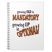 Growin Alt! Notizblock (Vorderseite)